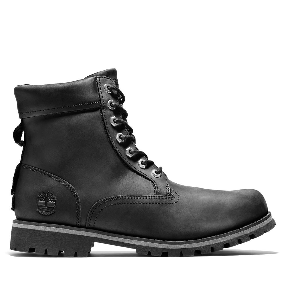 Bototos Timberland Hombre 6-Inch Rugged Waterproof Ii Negras - Chile UYJ-603482